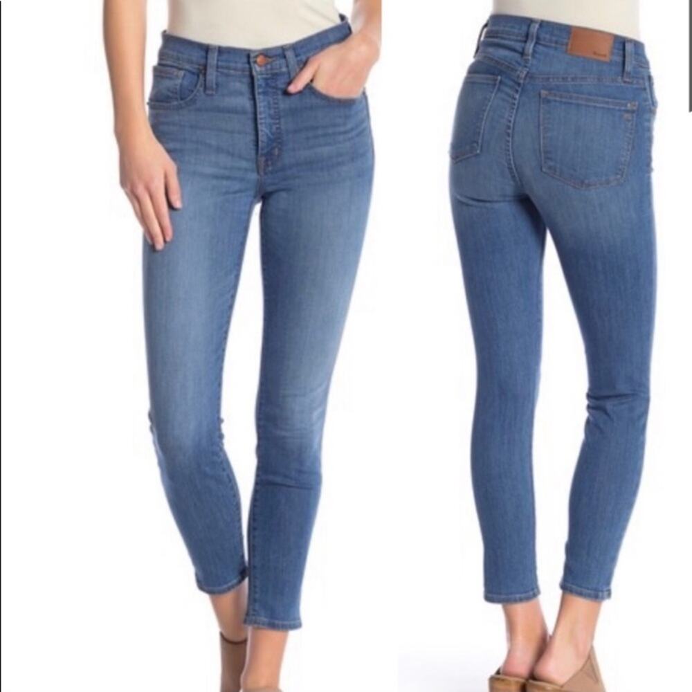Madewell 9” Hi-Rise Skinny Crop Jeans